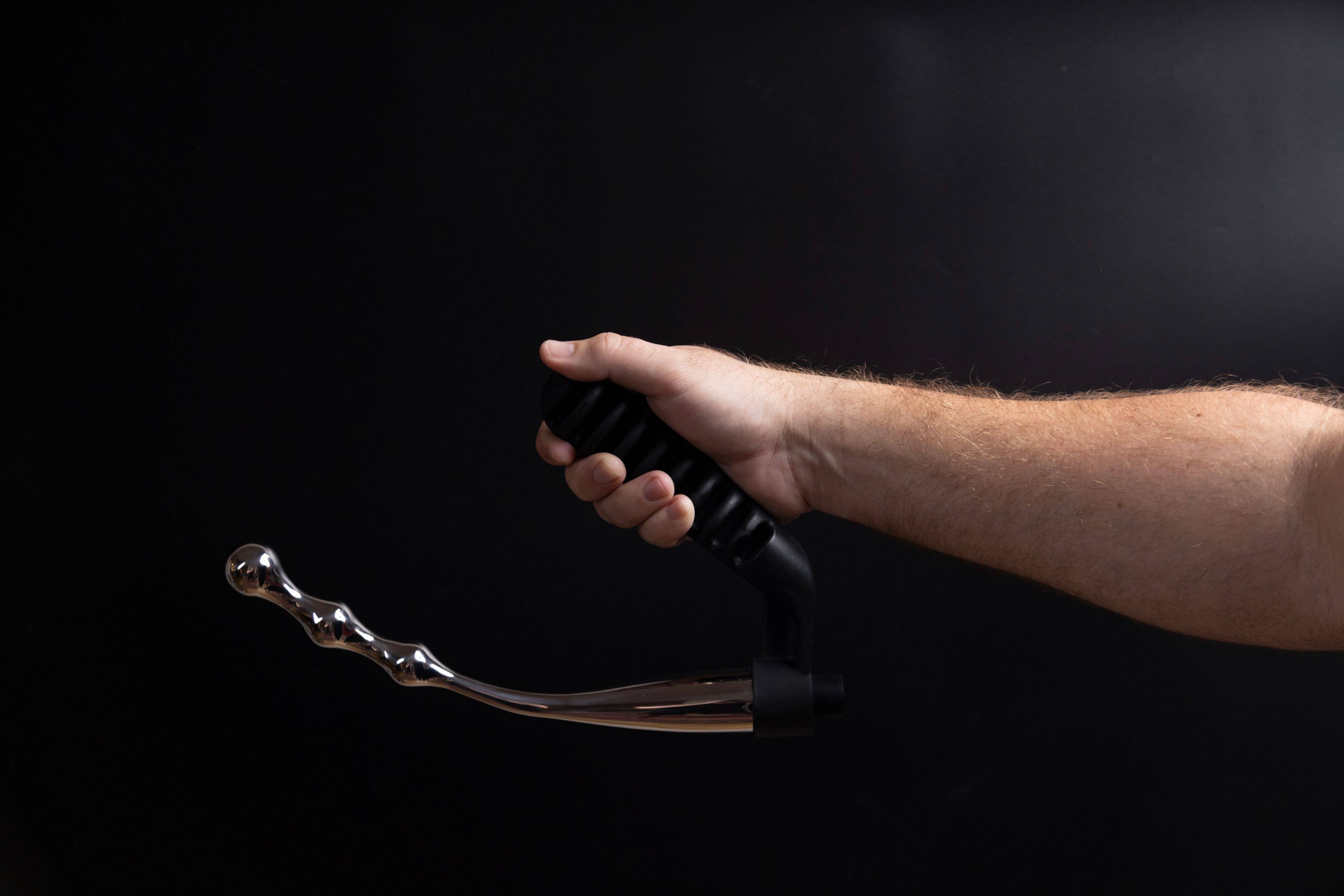 VELVET BRANDS - Wholesale Sex Toy - Slide Unisex Stainless-Steel Metal Vibrator with Easy Handle2