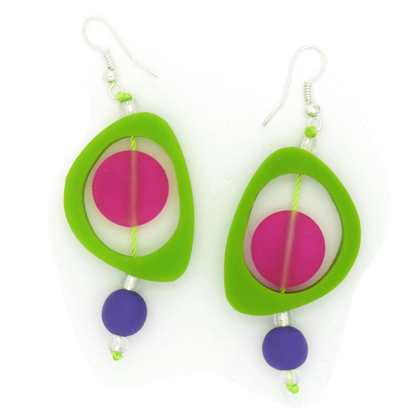 Nusantara Inc. - Wholesale Dangle Earrings - Diwali Resin Earrings-028037