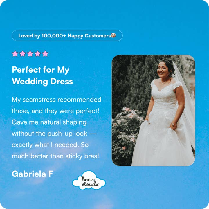 Honey Cloudz - Wholesale Bra Inserts - Women's - Ovals Plus Bra Inserts 8