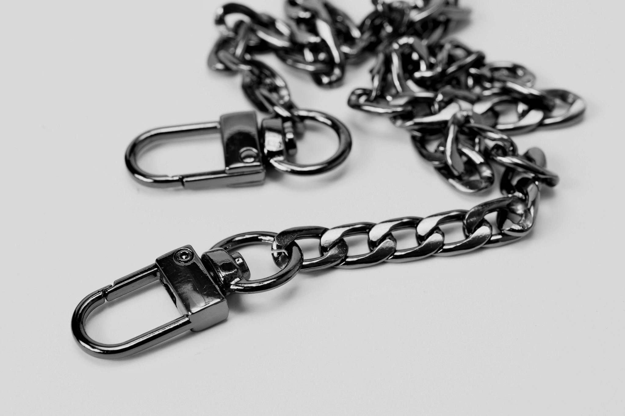 BabyDish - Vendita all'ingrosso Catene per mascherina - Catena maschera nera canna di fucile1