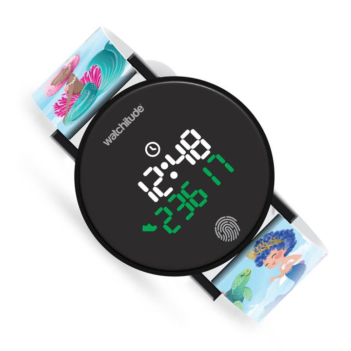 Watchitude - Wholesale Wrist Watch - Kids - Mermaids Party - Step Counter Watch