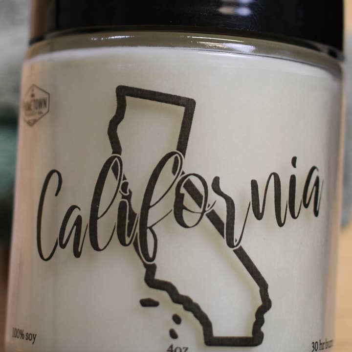 Hometown Candle Co. - Wholesale Jar/Filled Candle - 50 States Collection (4-oz Glass)