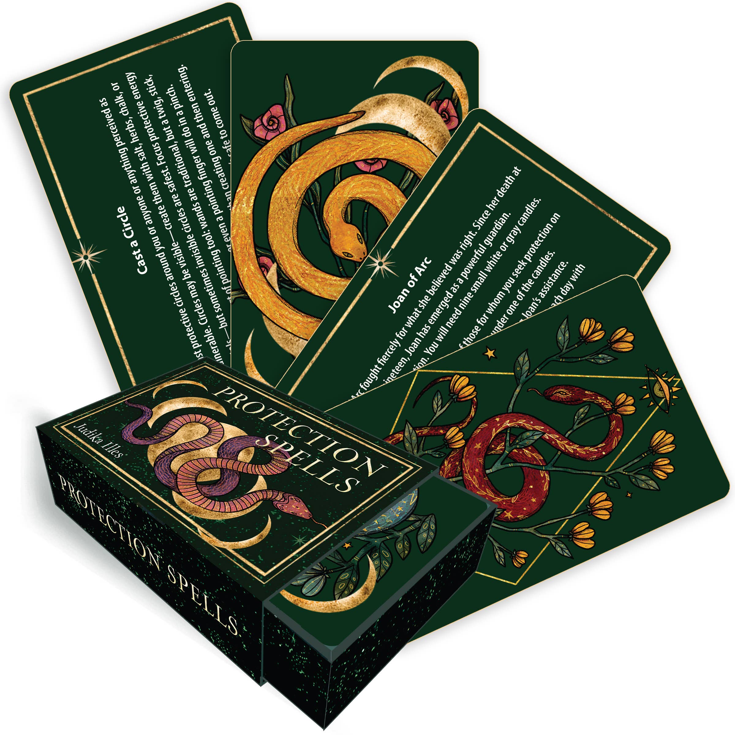 Red Wheel/Weiser LLC - Wholesale Tarot Cards - Protection Spells: 36 Cards for Magical Self-Defense (Mini)1
