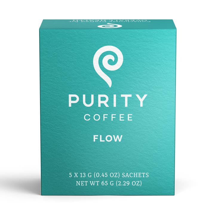 FLOW: Original Medium Roast Single-Serve Coffee Sachets for wholesale by Purity Coffee