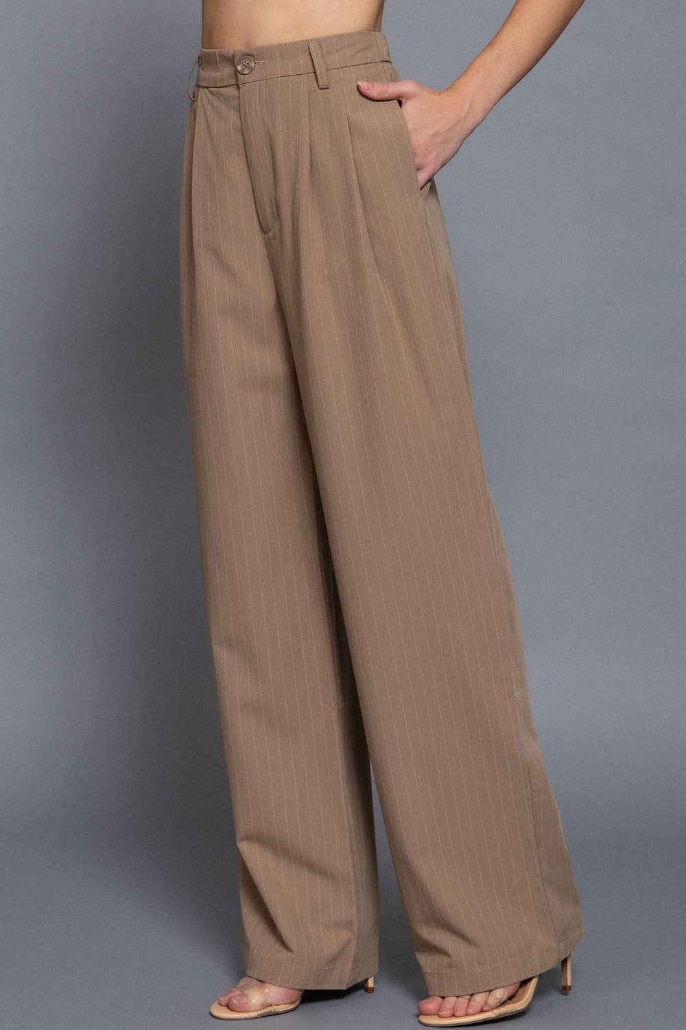 42POPS - Wholesale Pants - Women's - ".....Pin Stripe Woven Straight Pants8