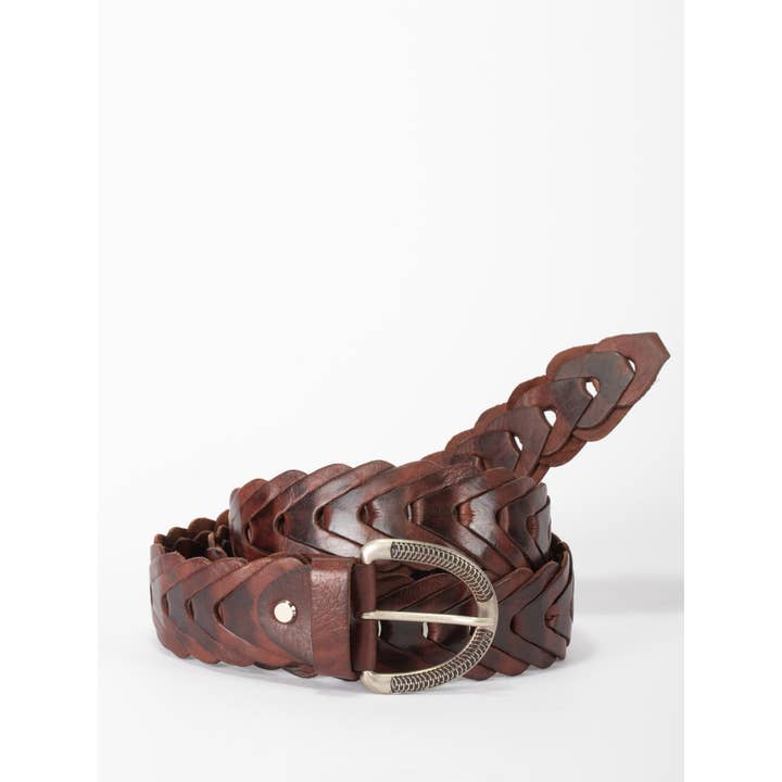 TABOO FASHION – wholesale Belt – Women's – Cobra Chain Leather Belt/Horseshoe 12