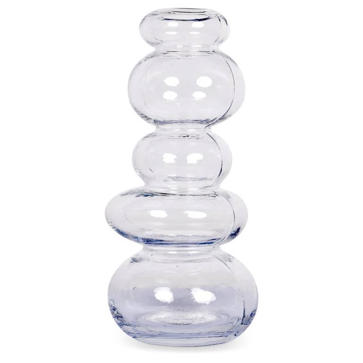 Zen gm transparent vase W11 D10.5 H23,5cm for wholesale on Faire