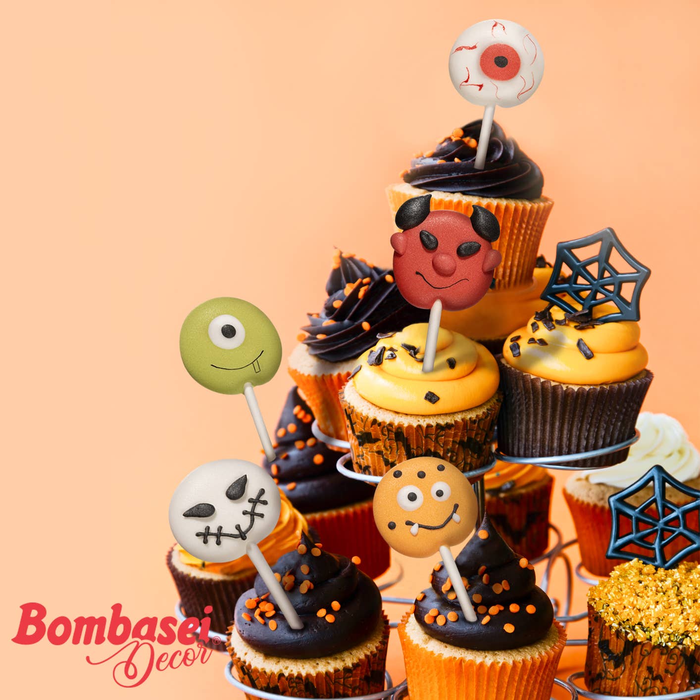 REMOVED BRAND – wholesale Klubba – Halloweenmonster på pinne (60 stycken)2