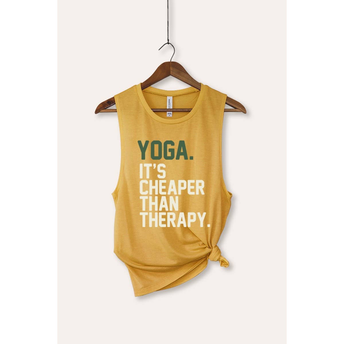 PINK NABI – wholesale Tank top – Women′s – YOGA THERAPY TYPOGRAPHY GRAPHIC TANK TOP3