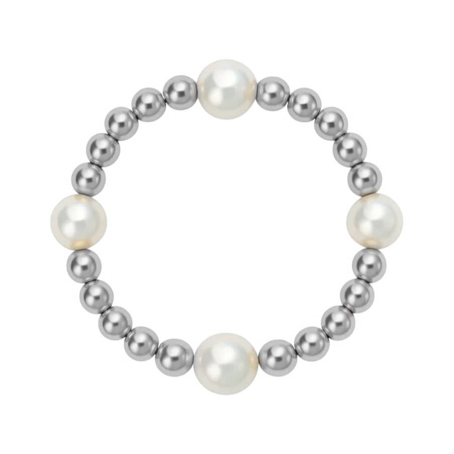 bara boheme – Engroshandel Båndring – Bara | Perlebesat elastisk ring med perler0