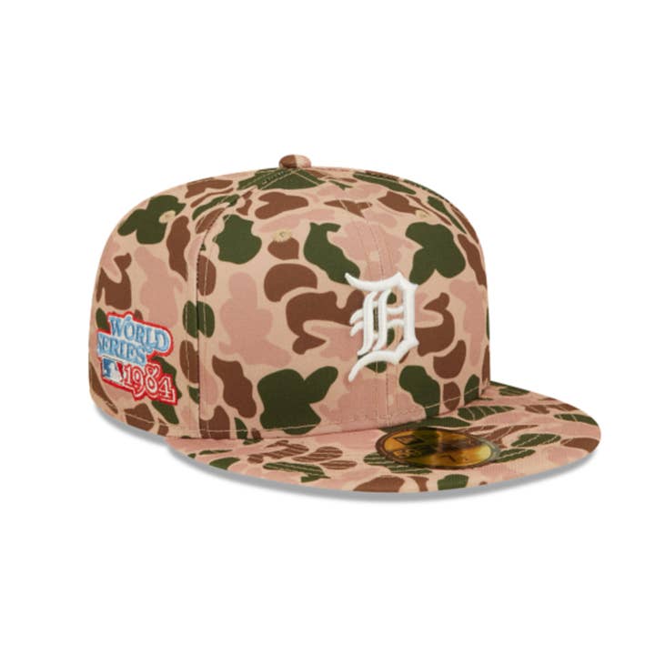 Detroit Tigers 59fifty New Era Duck Camo World Series 1984 Fitted Hat for wholesale by Rat City Sk8 Shop
