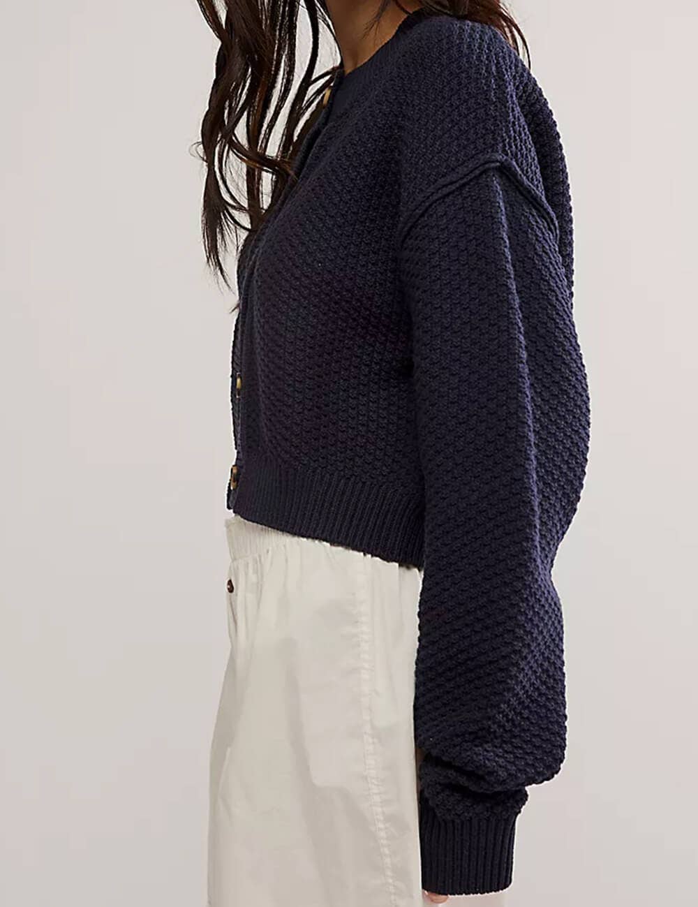 Sweetkama - Wholesale Cardigan - Women's - Ladies Solid Color Button Front Cardigan SKT5388