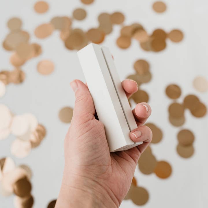 Eulenschnitt - Wholesale Birthday Card - Card stand set of 2 - 10.5 cm heart white (PU = 6 sets)2