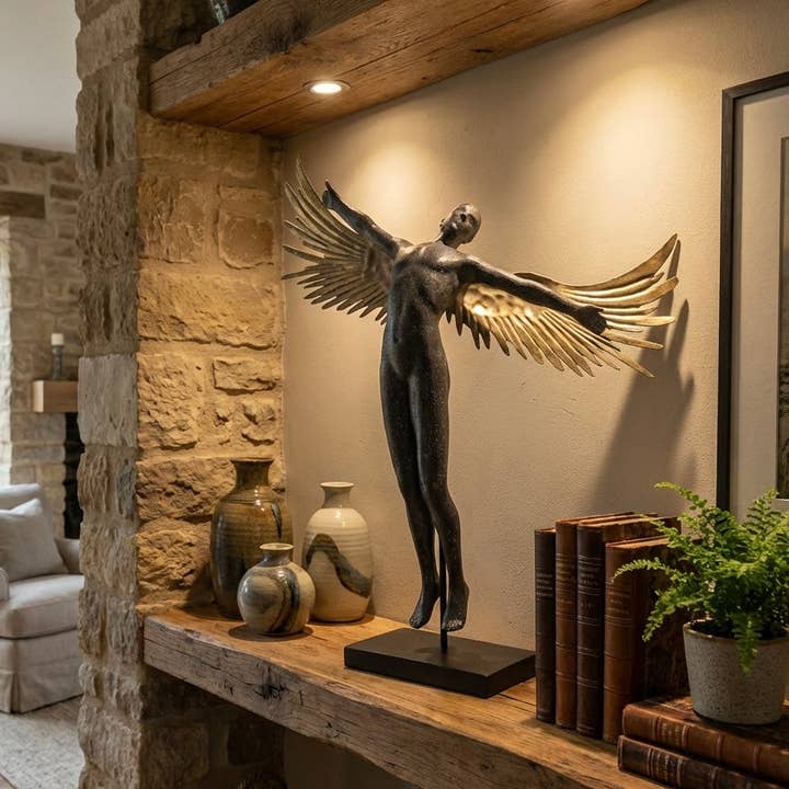 Bentley & Bo - Wholesale Decorative Figurine - Icarus - Male Figurine with Wings1