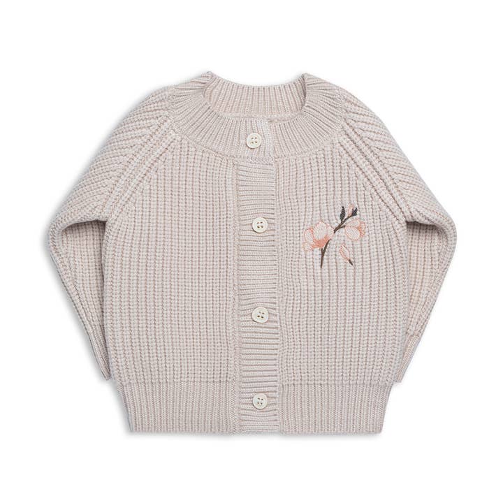 Gilet en maille Fleur pour la vente par Milk Denmark