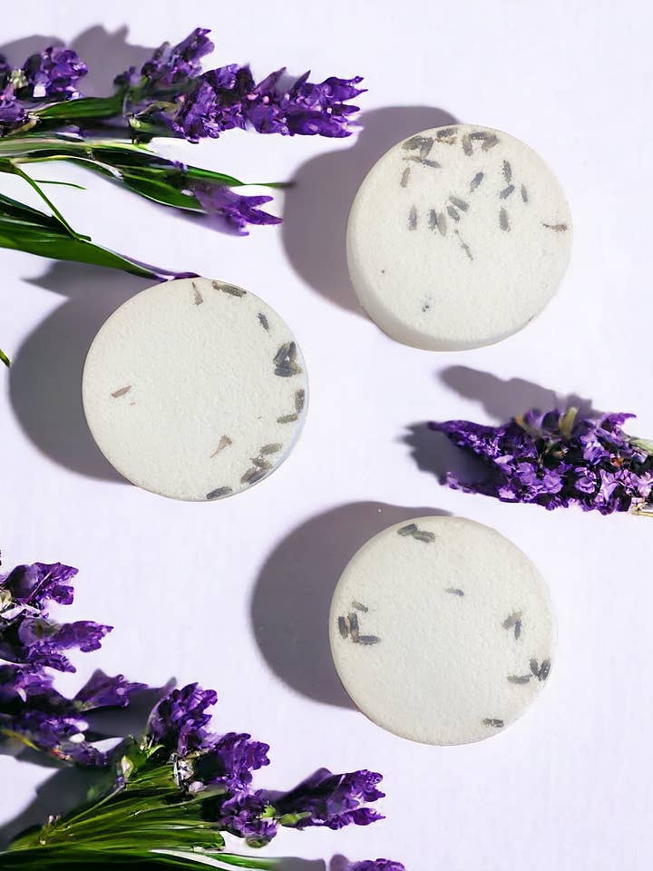 Lavender & Tea Tree - Bulk 30ct Shower Steamers for wholesale by Woodsy Homelife