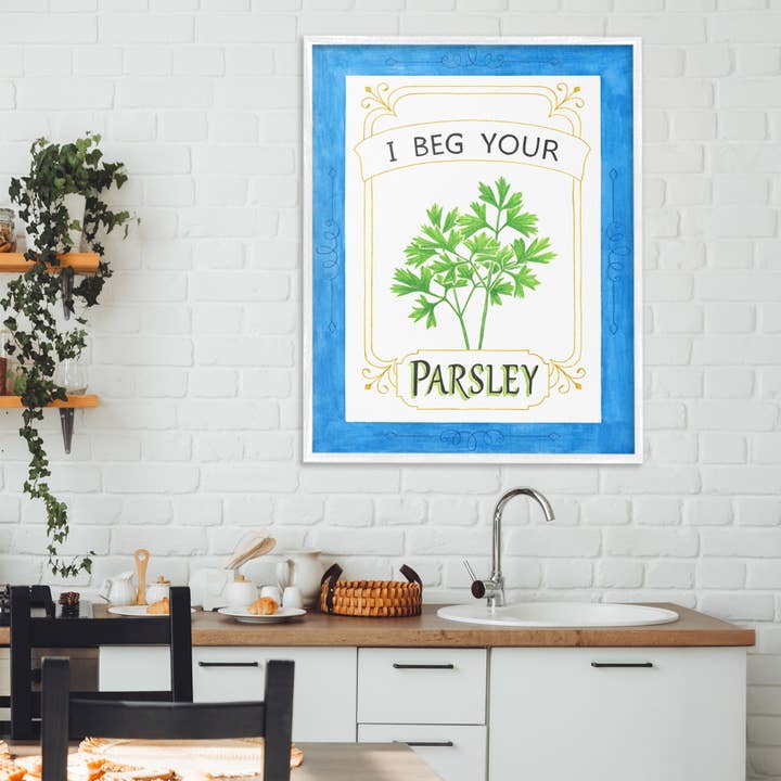 Stupell Industries - Wholesale Wall Sign - I Beg Your Parsley - Framed Wall Art6