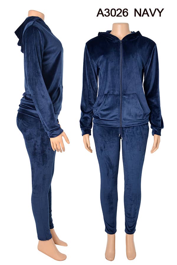 SSImport – wholesale Jeansjackor – Dam – A3026 SAMMET JACKA OCH BYXOR SET BLANDADE STORLEKAR 12SET7