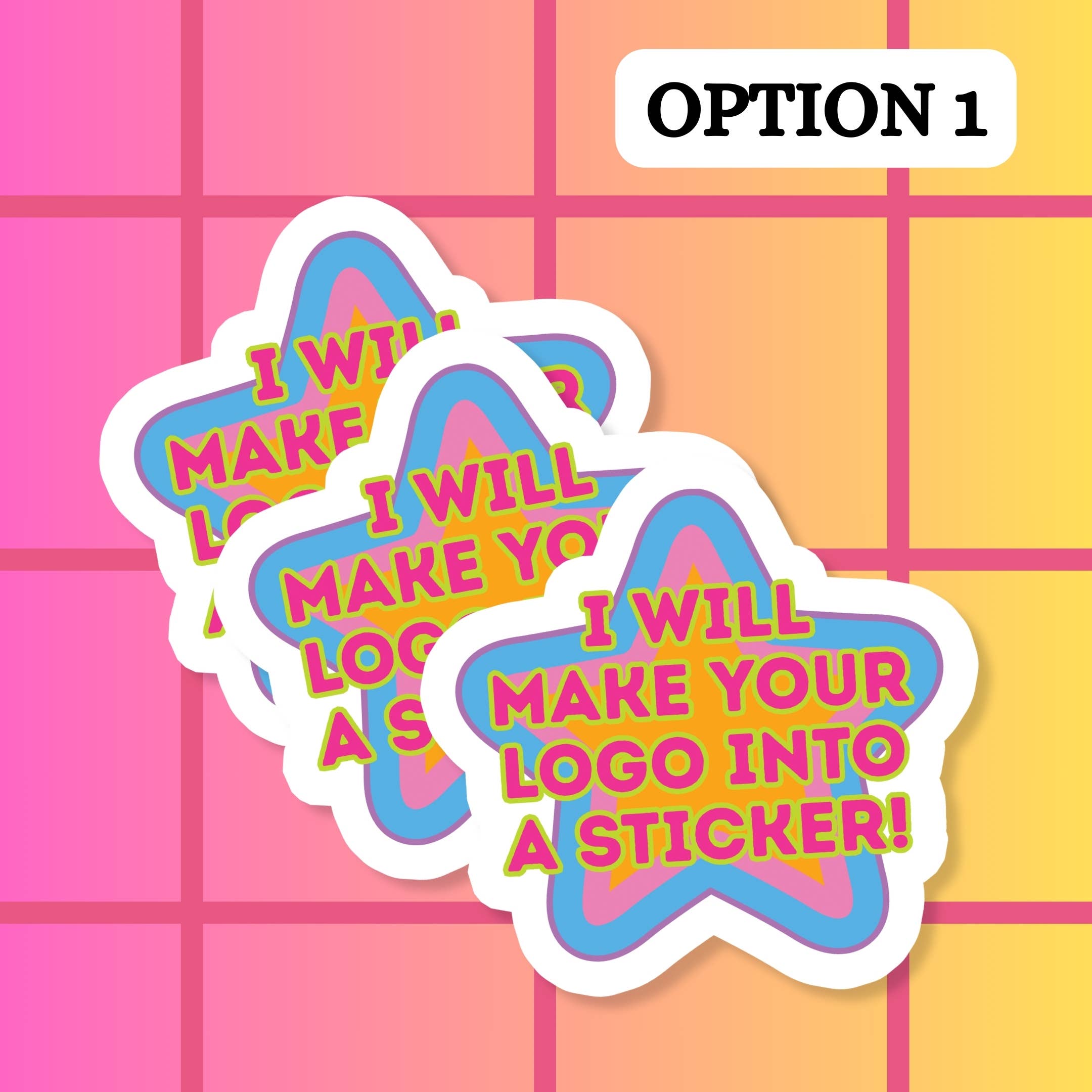 Stickers+ X Ashley Bexar - Wholesale Sticker - Custom Logo Waterproof Vinyl Sticker (Your Design)1