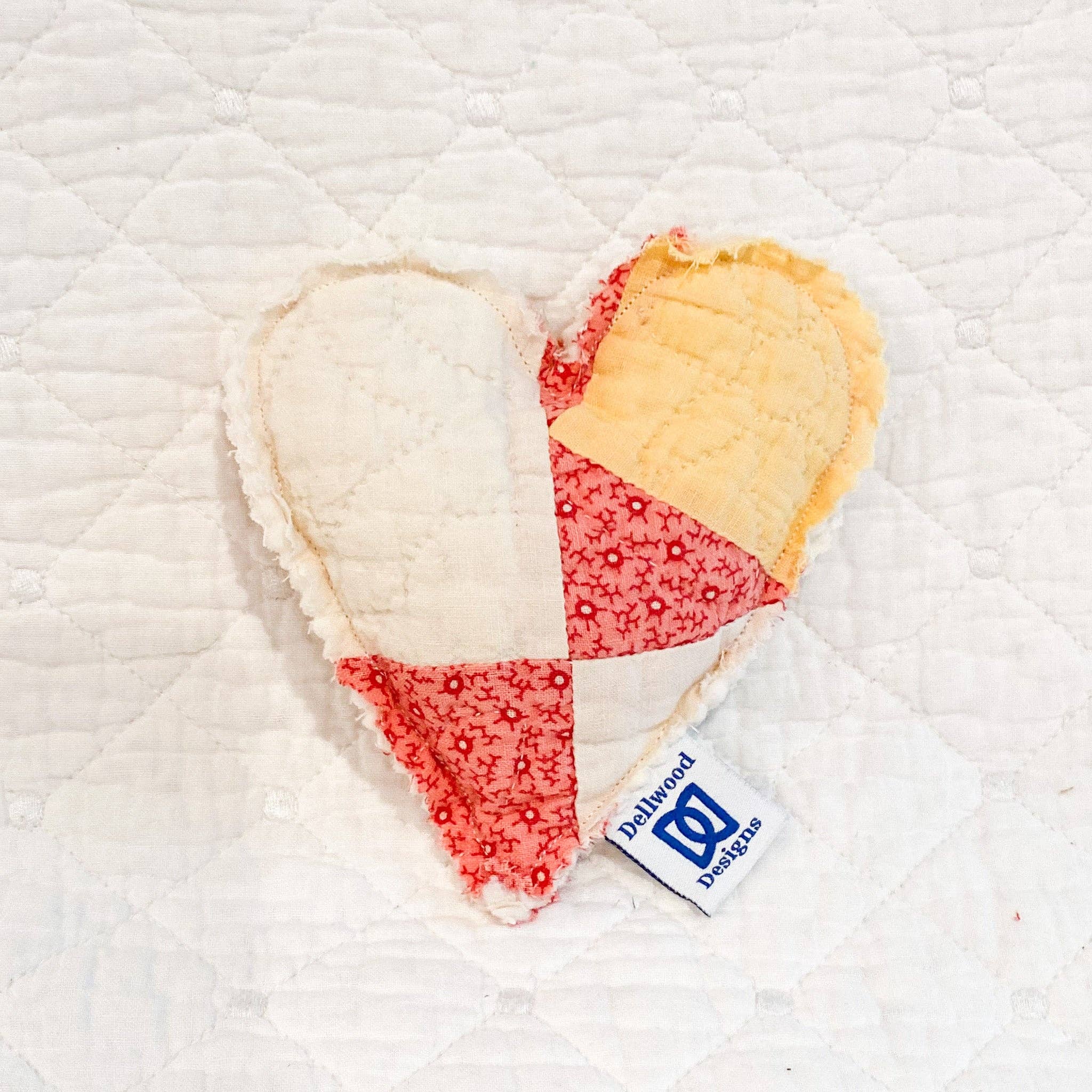 Dellwood Designs - Wholesale Sachet - Heart Lavender Sachet–Handmade with Assorted Antique Quilts 2