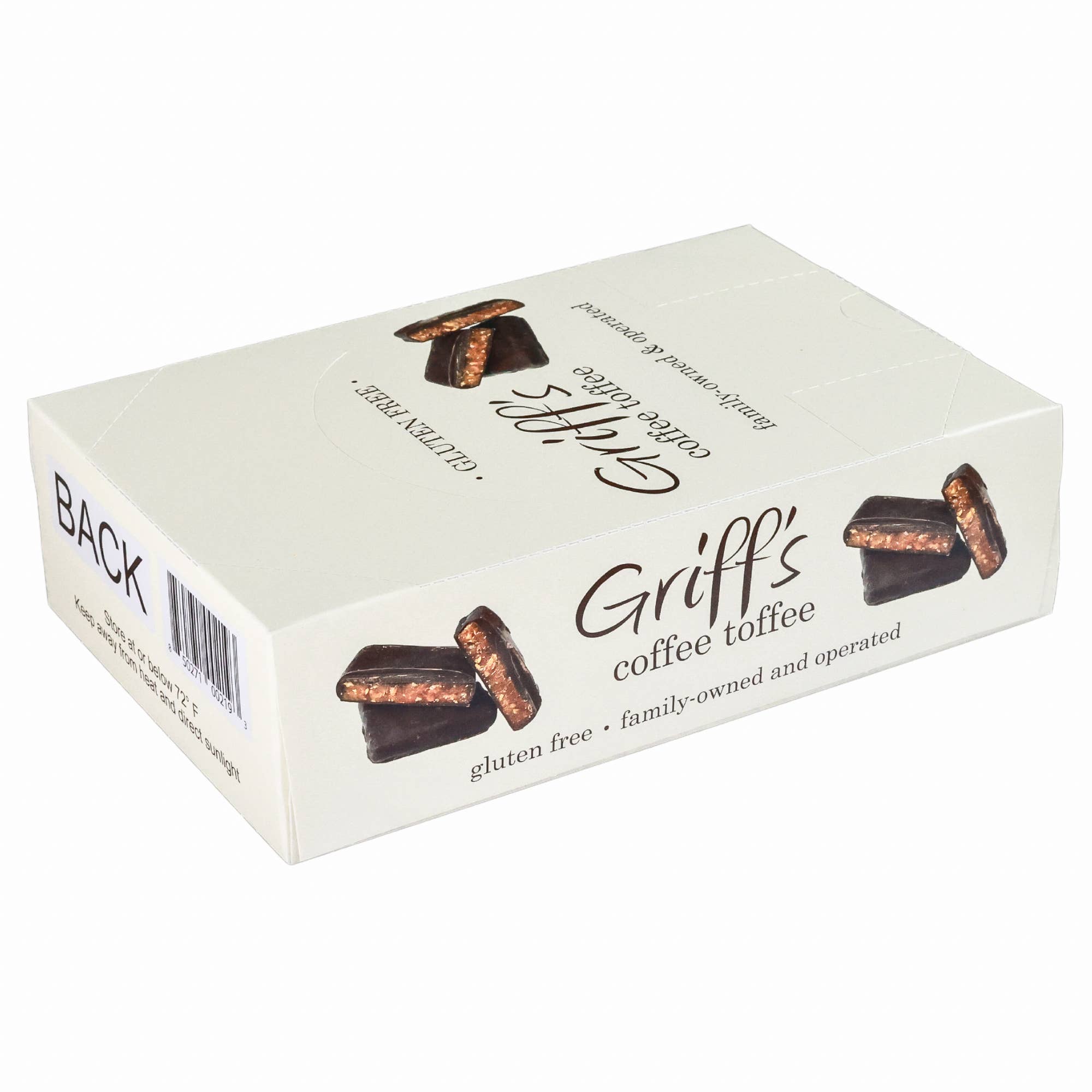 Griff's Toffee - Vente Caramel anglais - Caramel au café Griff's - 1 oz de caramel au chocolat noir7
