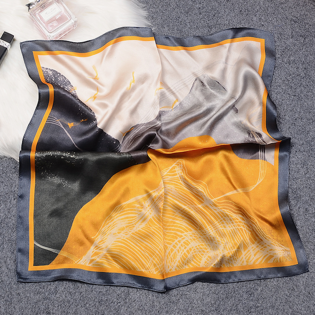 Pretty Persuasions – wholesale Scarf – Women's – S25062 100% Silk Square Scarf (21"x21")4