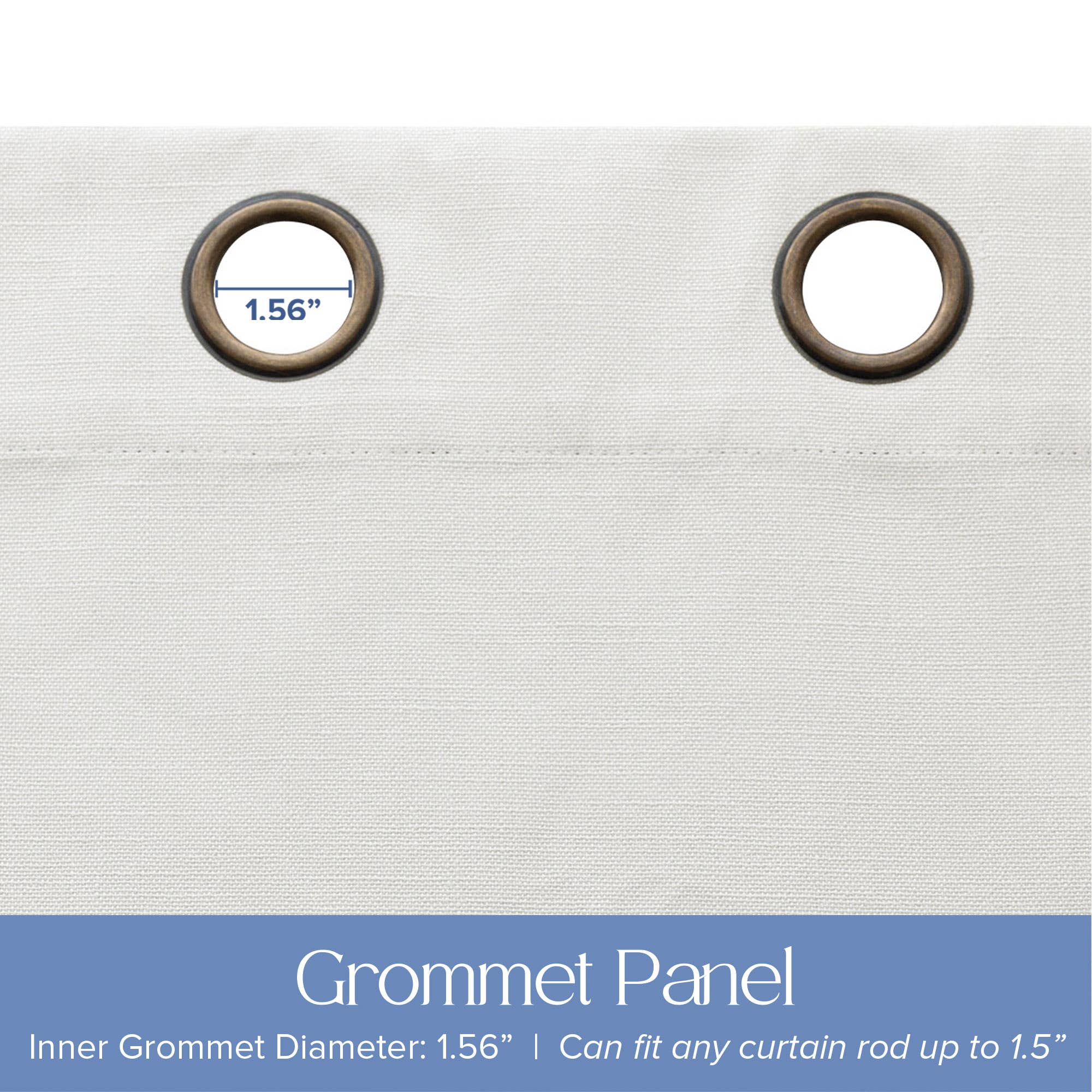 Awesome Home – Großhandel Vorhang – Verdunkelungsvorhänge mit Leinenstruktur und Ösen, 2 Paneele57