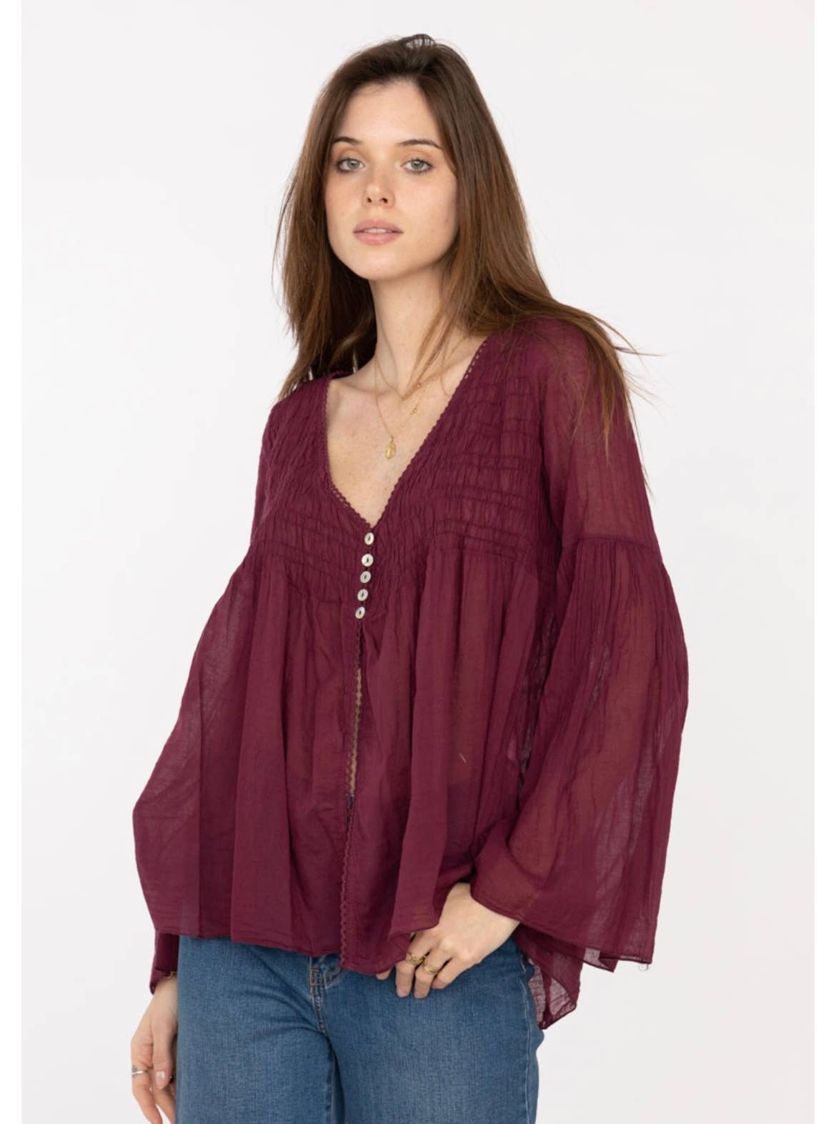 LINEN & COTTON HOUSE - Vente Chemisier – femme - GILET EN COTON 20354  SPRING SUMMER CLOTHING9