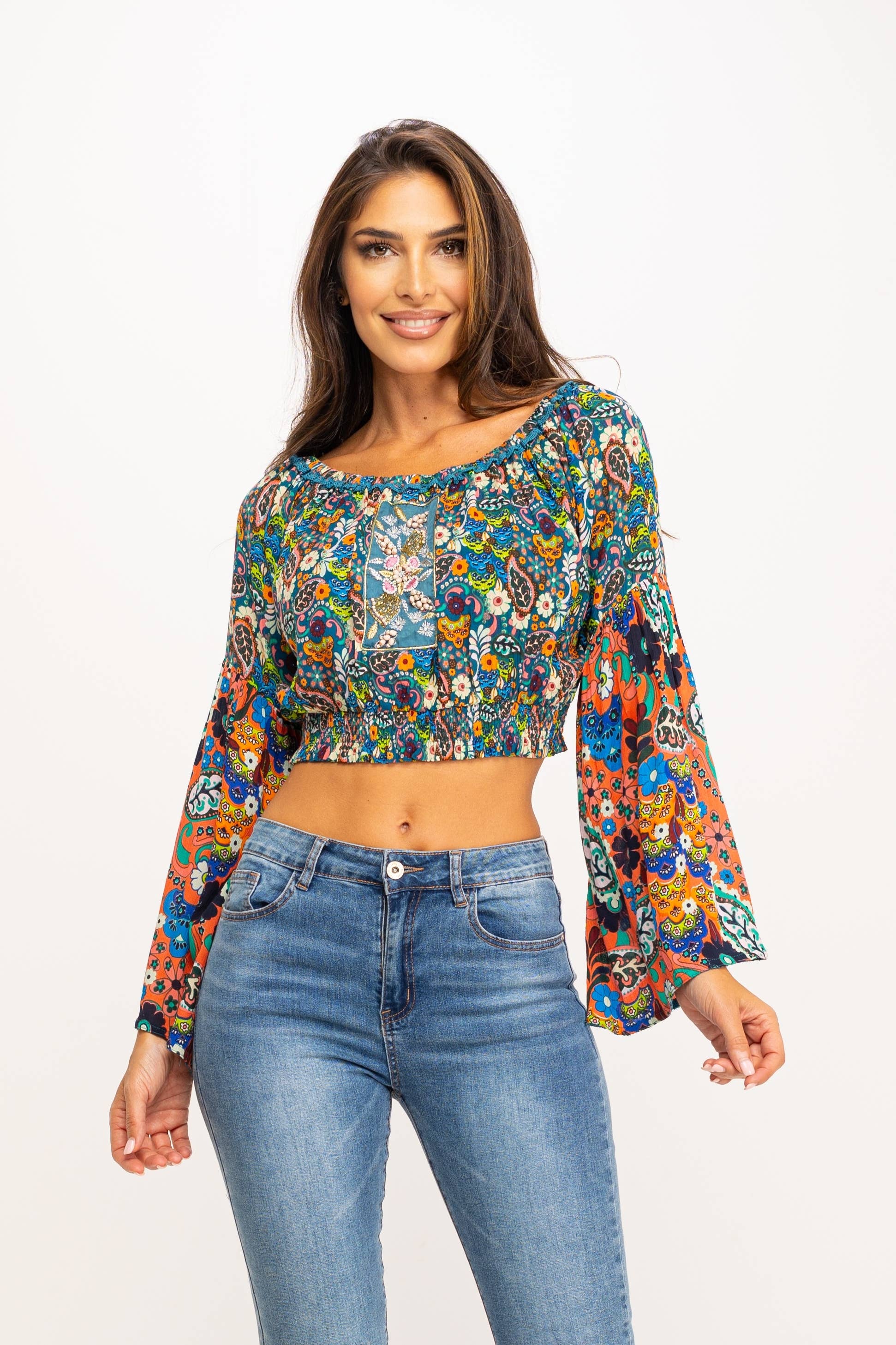Peace & Love (CALAO IMPORT EXPORT S.L.) - Wholesale Blouse - Women's - Blouse PR1069B