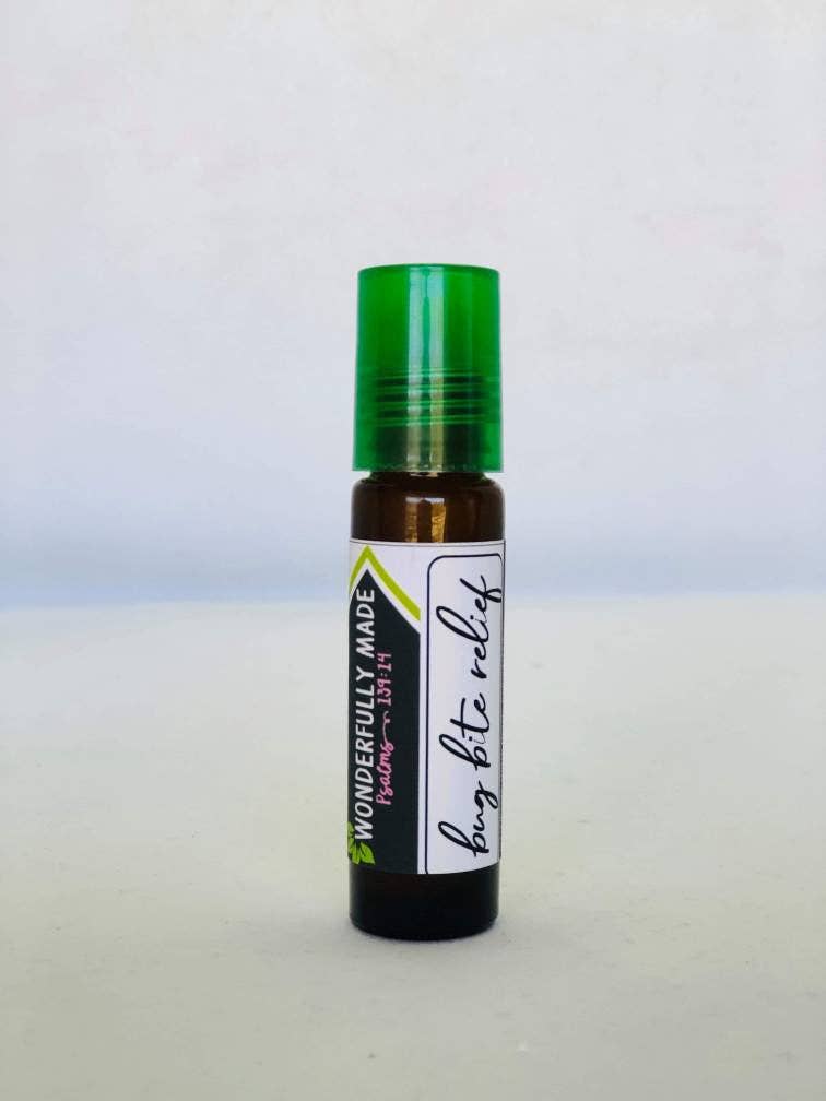 Wonderfully Made .love - Wholesale Insect Repellent - Bug Bite Relief Roller Ball / Itch Roll on / Essential oils / Organic / Itch relief / Sooth / Skin healing / kids / adults / Bite Relief1