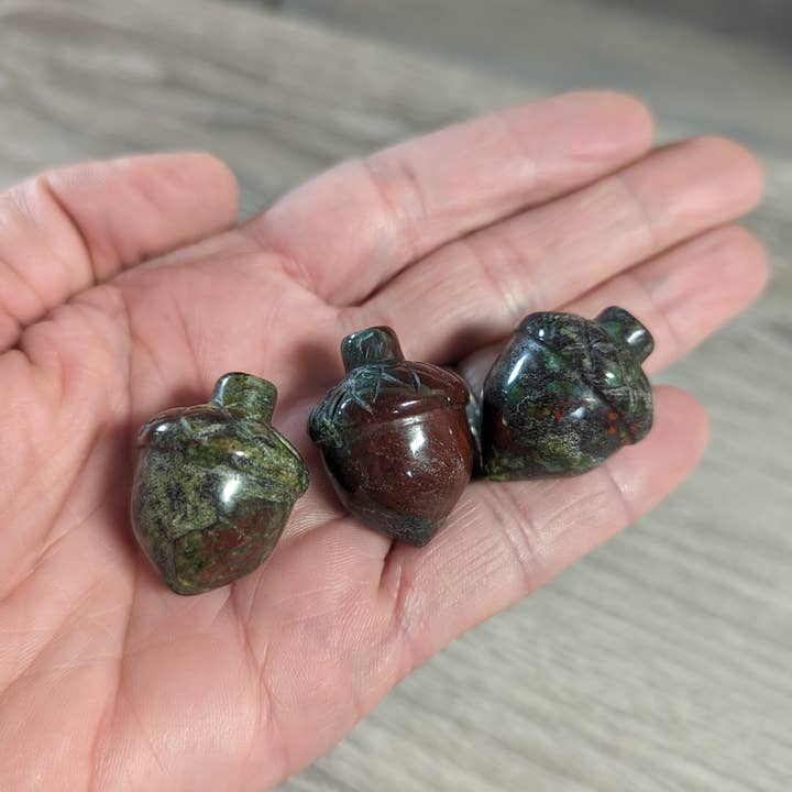 Keystone Crystals - Wholesale Spiritual Stone/Crystal - Gemstone Acorn Figurine for Spring or Autumn Decor