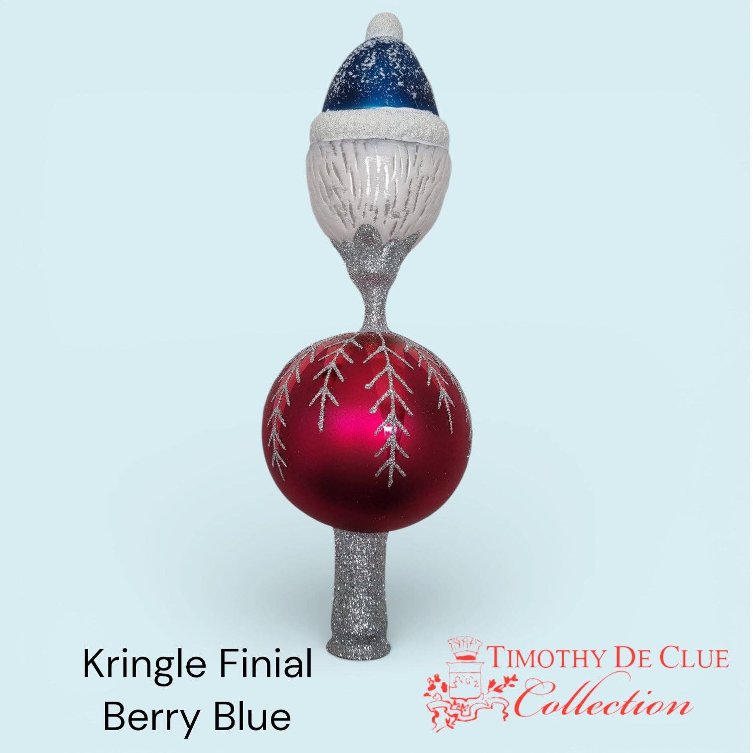 Timothy De Clue Collection - Wholesale Tree Topper - Kringle Finial Tree Topper -German Christmas Collection2