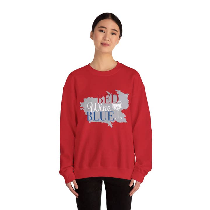 RC'nSONS - Wholesale Graphic Sweatshirt - Unisex - RCNSONS Wine blue Unisex Sweatshirt13