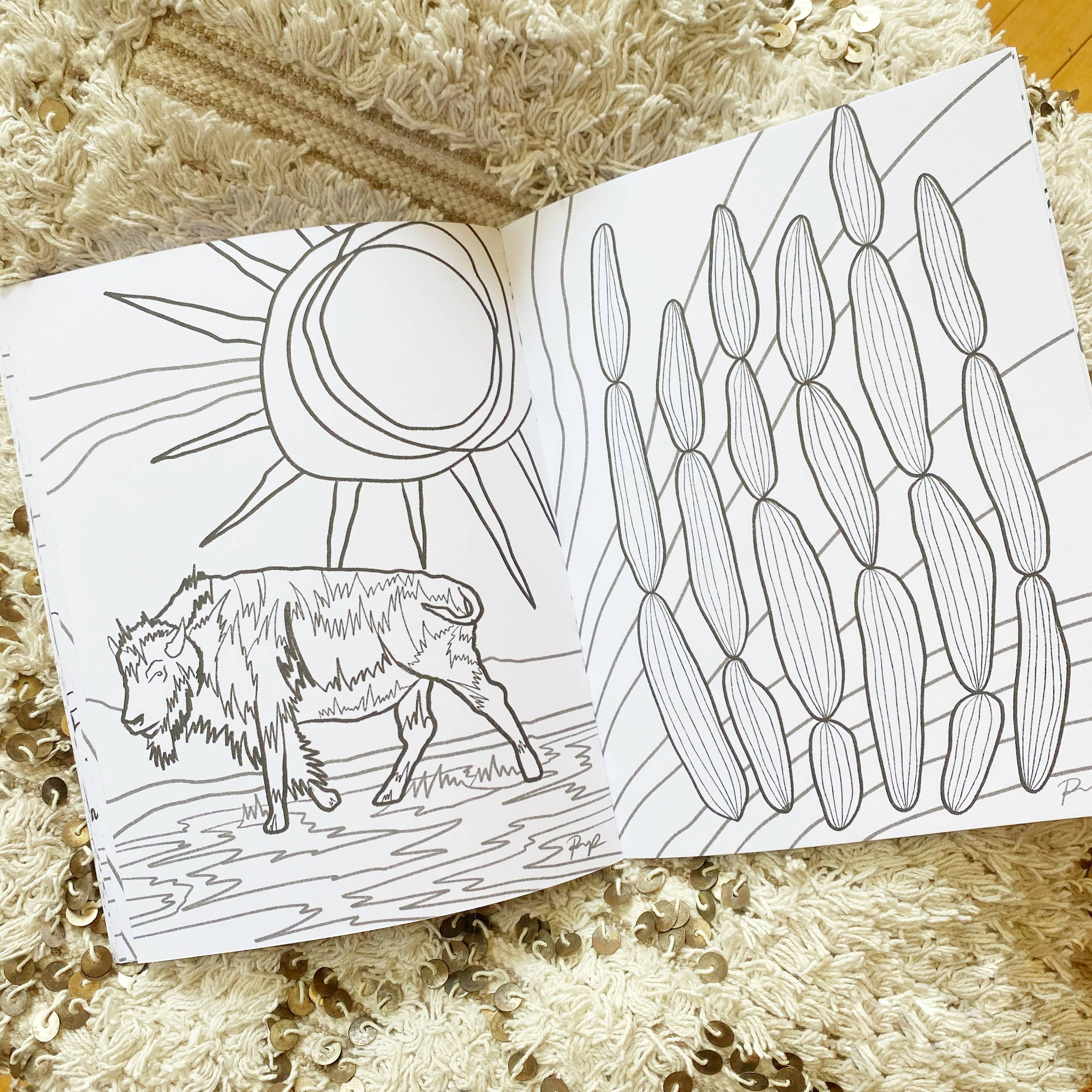 Paige Poppe Art - Wholesale Coloring Book - Adult - "We Stick Together" Coloring Book3