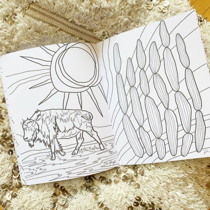 Paige Poppe Art - Wholesale Coloring Book - Adult - "We Stick Together" Coloring Book3