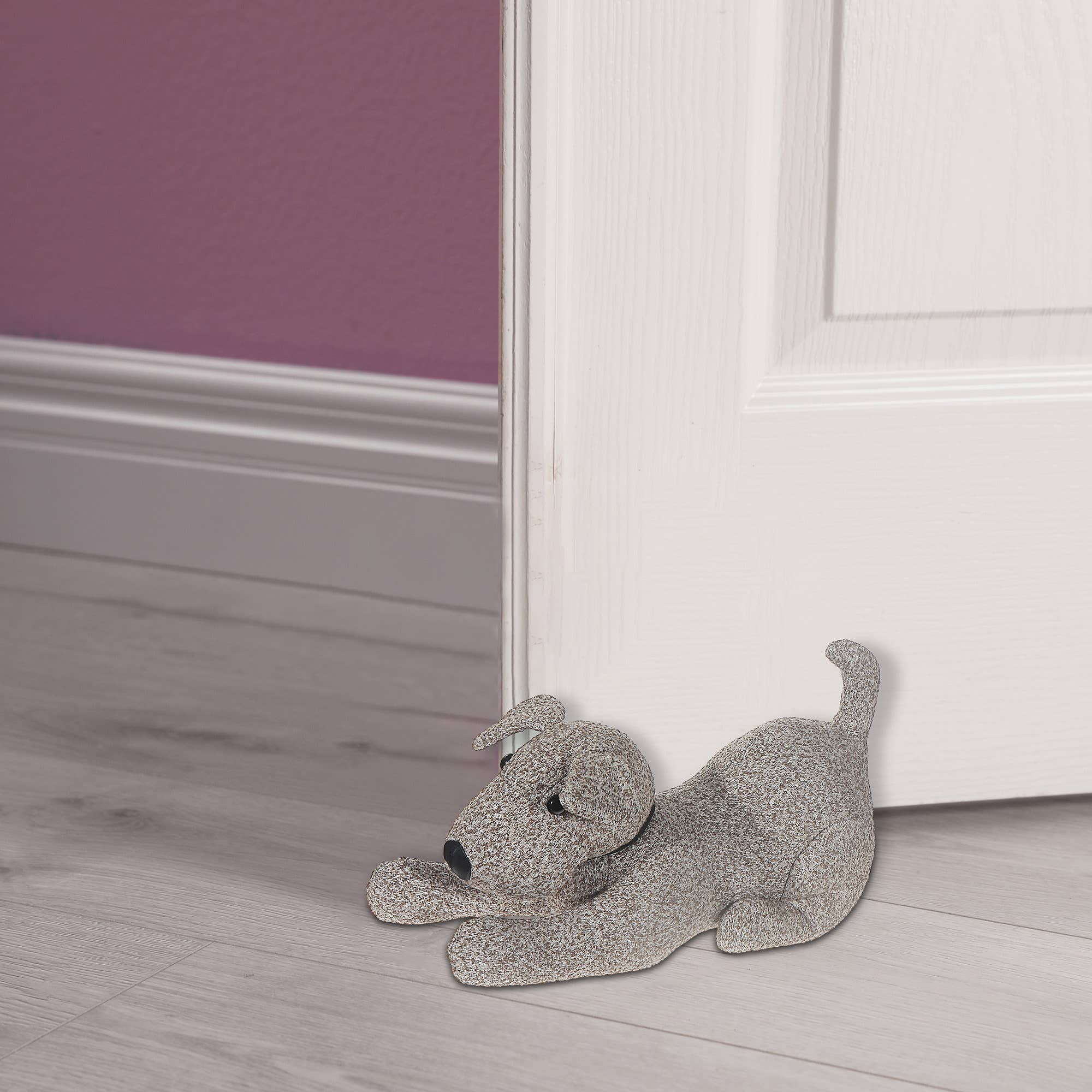 Grey Door Stopper Downward Dog for wholesale on Faire1