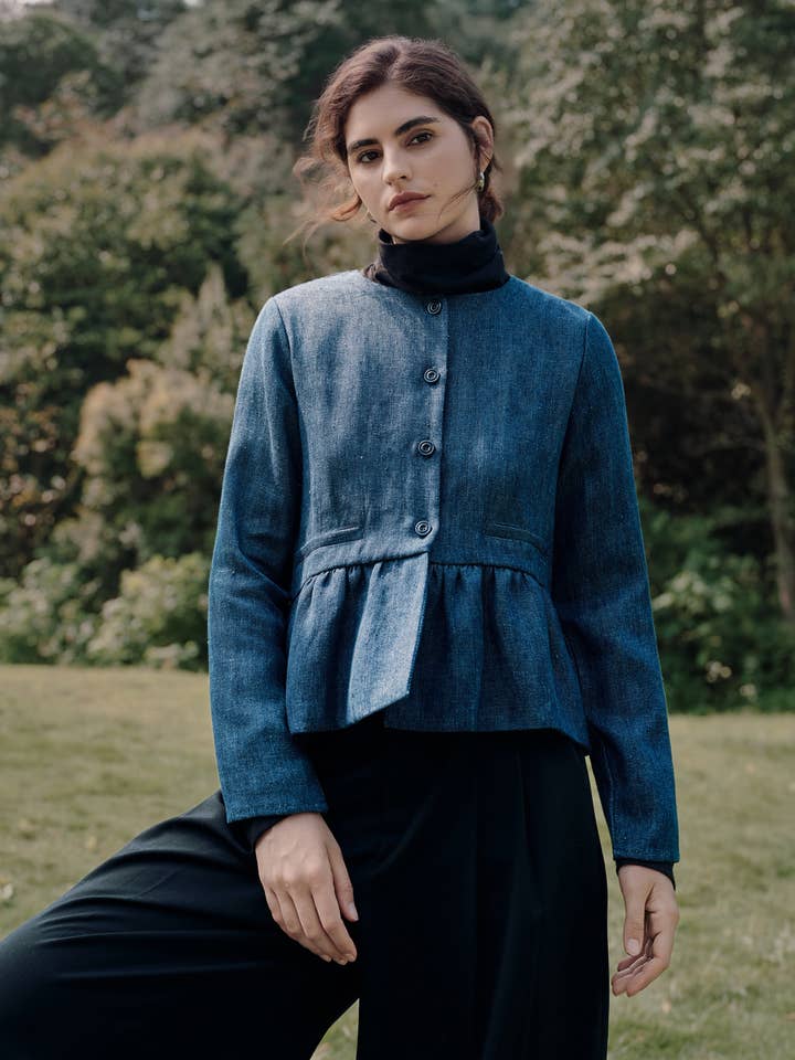 Juana - Wholesale Jacket – Women's - Denim Atelier Peplum Jacket3