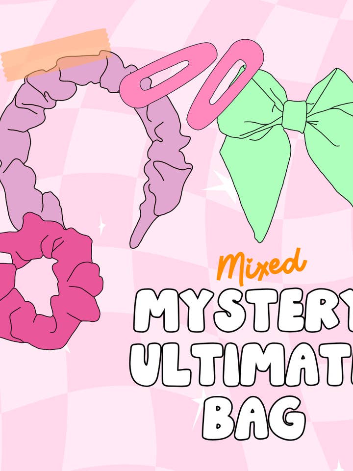 Ultimate Mystery bundle - Headband, Bow, Hair clips & Scrunchie accessories for wholesale by ThatsSewLauraUk