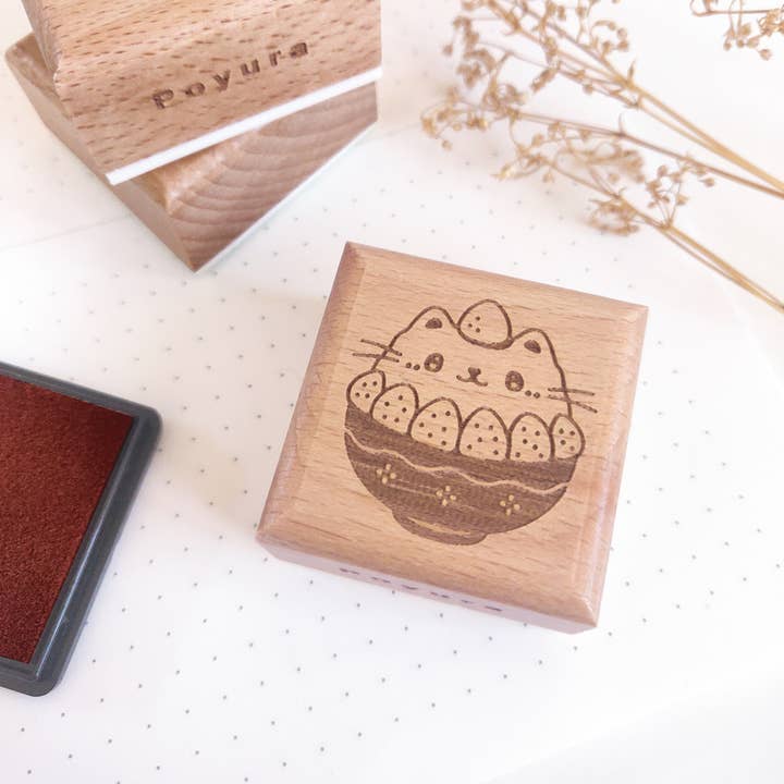 Bingsu Wooden Stamp for wholesale by Poyura