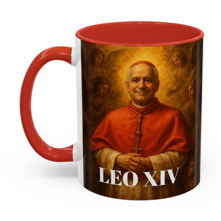 Robert Francis Prevost Mug, Pope Leo XIV Catholic Mug for wholesale by CVH DREAMY LTD