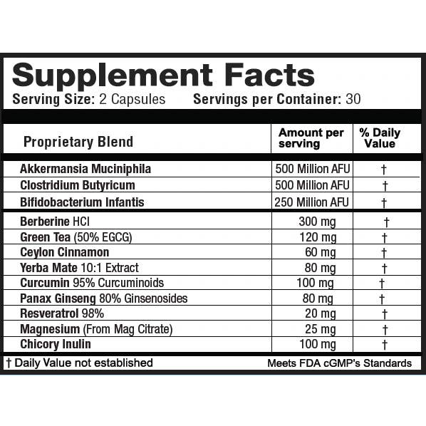 1 Life Science - Wholesale Oral Supplement/Vitamin - GLP-1 Pro Probiotic Blend+ 60vcap