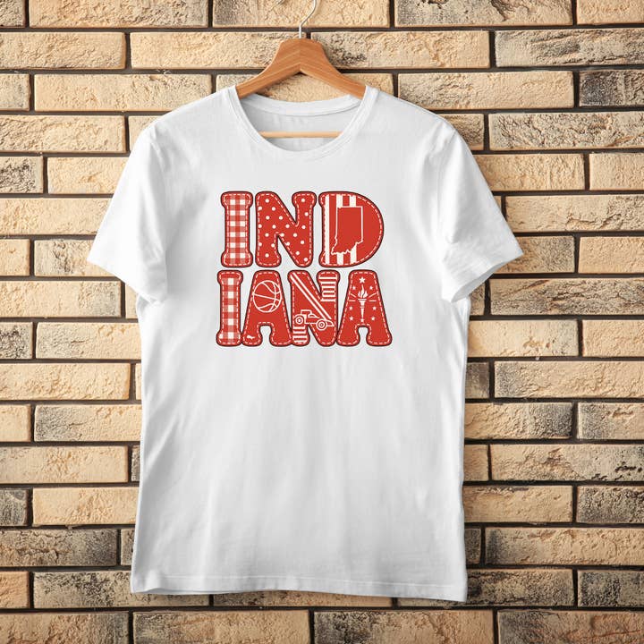 Red Indiana Shirt for wholesale by Kase Wear