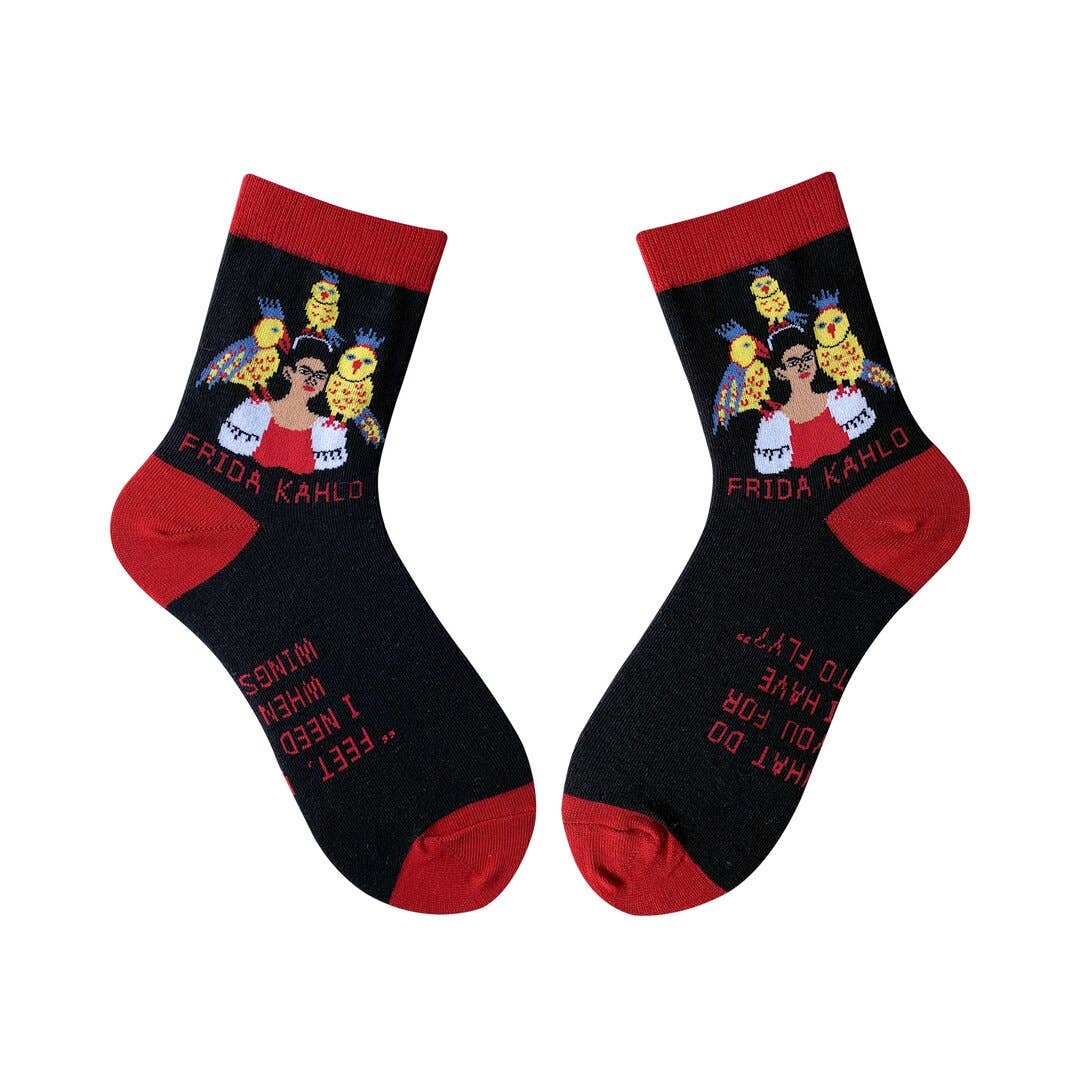 Maggie Stern Stitches - Wholesale Socks - Women's - Frida Kahlo Ankle Socks Medium8