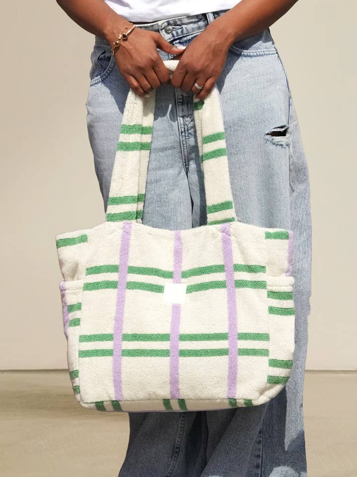 Lavender Fields Towel Tote bag for wholesale by Notcoy