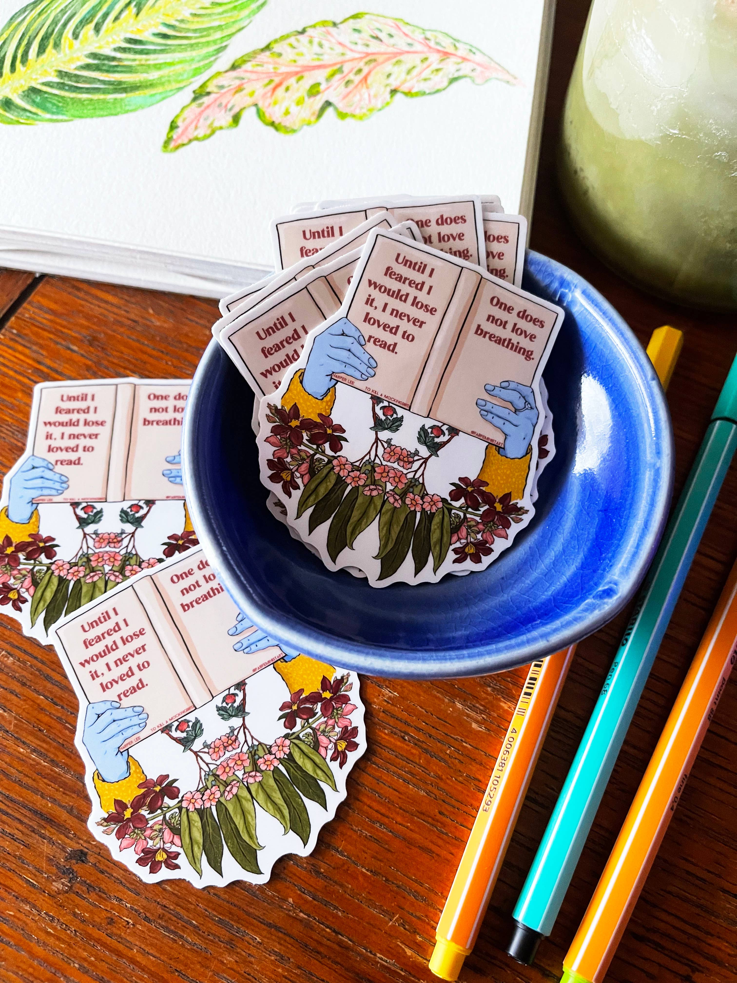 Fabulously Feminist - Wholesale Sticker - Love To Read, To Kill A Mockingbird: Feminist Sticker7