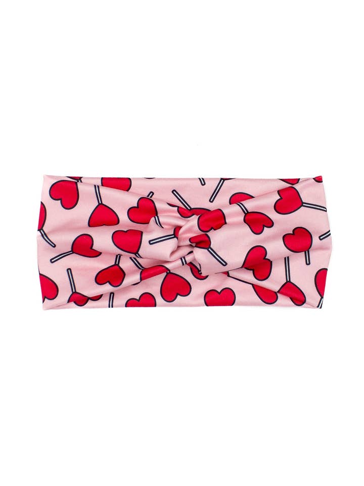 Sucker For You Twist Turban Headband for wholesale by TesMade Creations