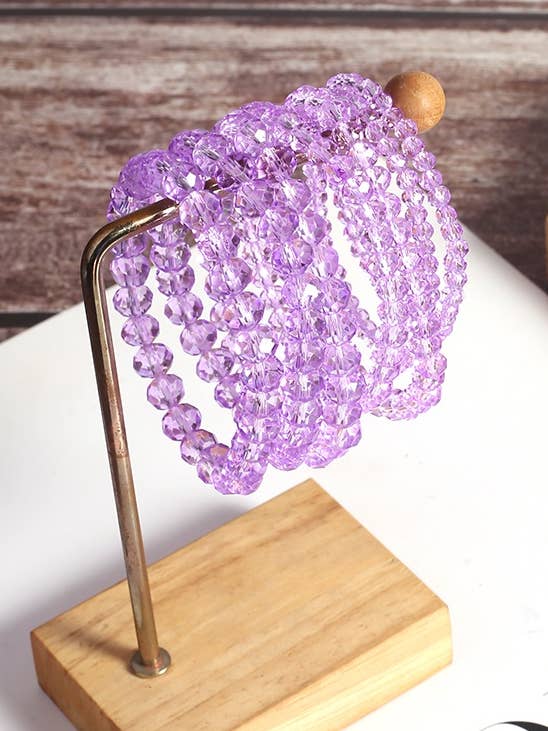 .._ SI-26323 MULTI-LAYER STACKABLE BEADED STRETCH BRACELET for wholesale by 42POPS