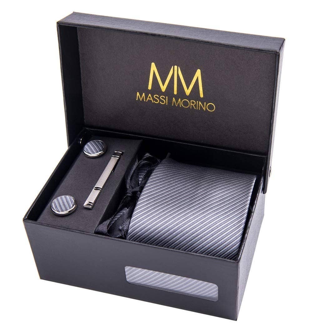 Massi Morino - Wholesale Necktie - Men's - Tie set | Extensive box content24