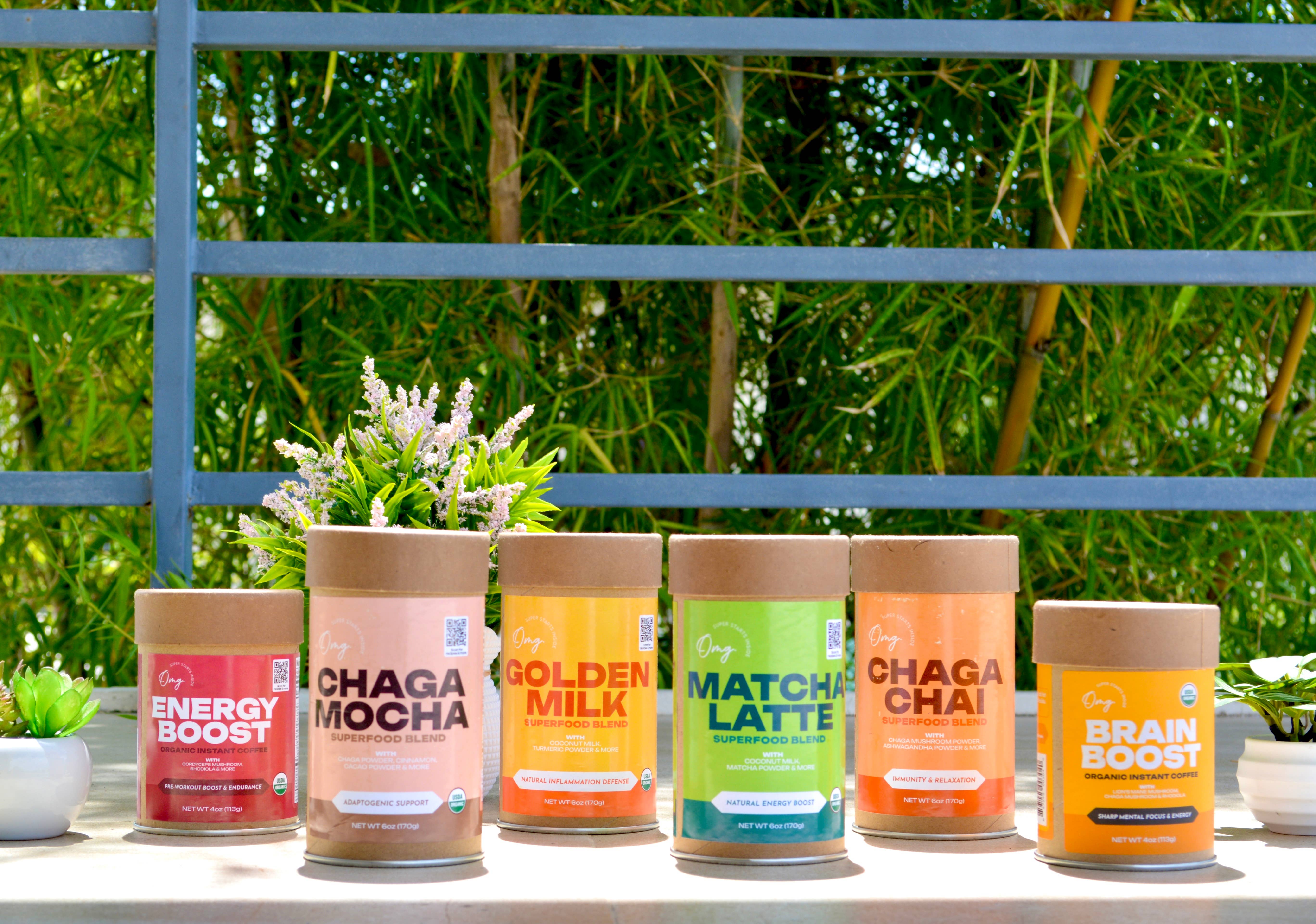 OMG Superfoods - Vente Poudres protéinées/superaliments - Lait d'or biologique — 6 oz (9 portions), Mélange pour latte au curcuma2