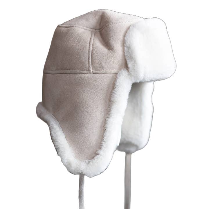 Van Buren - Vendita all'ingrosso Cappello trapper/bomber - Uomo - Cappello da pilota in pelle di pecora Olaf